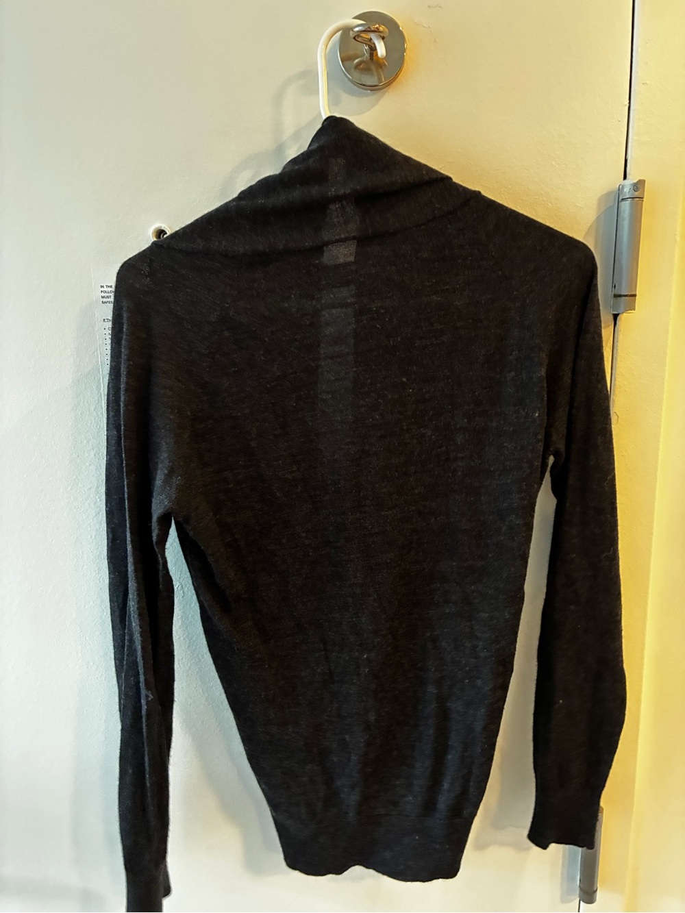 All Saints Merino Open-Front Cardigan - Picture 3 of 3